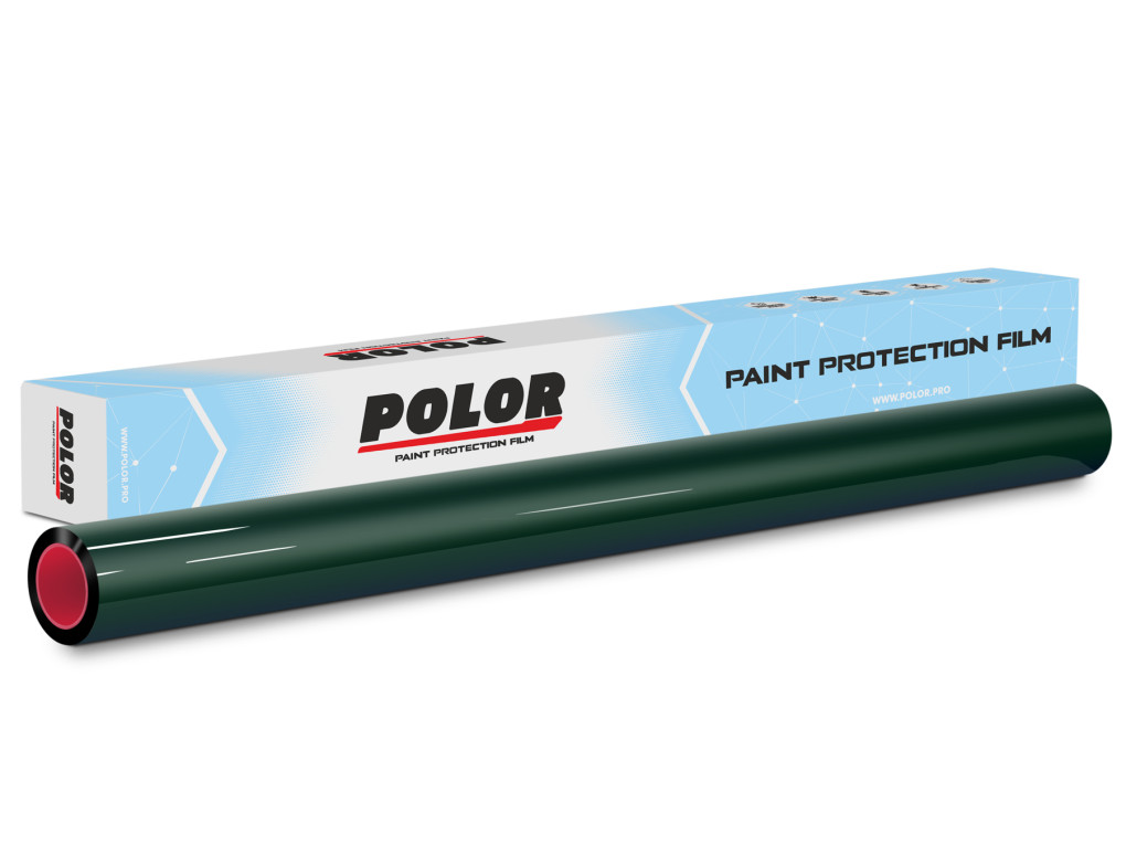 Зелена глянсова антигравійна плівка Polor High Gloss Midnight Green / PPF-1266G-1