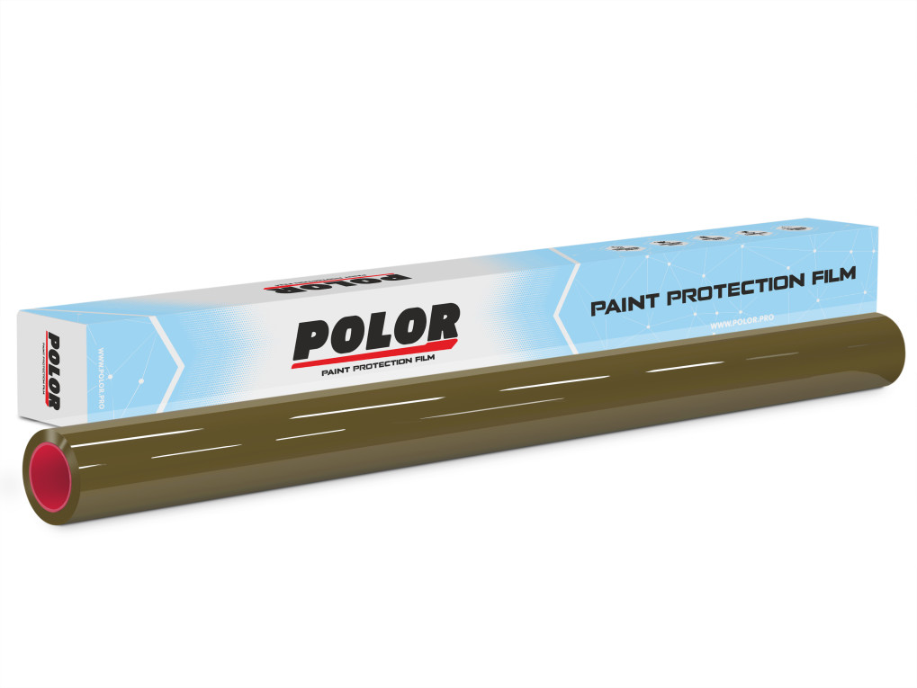 Зелена глянсова антигравійна плівка Polor High Gloss Military Green / PPF-1003G-1
