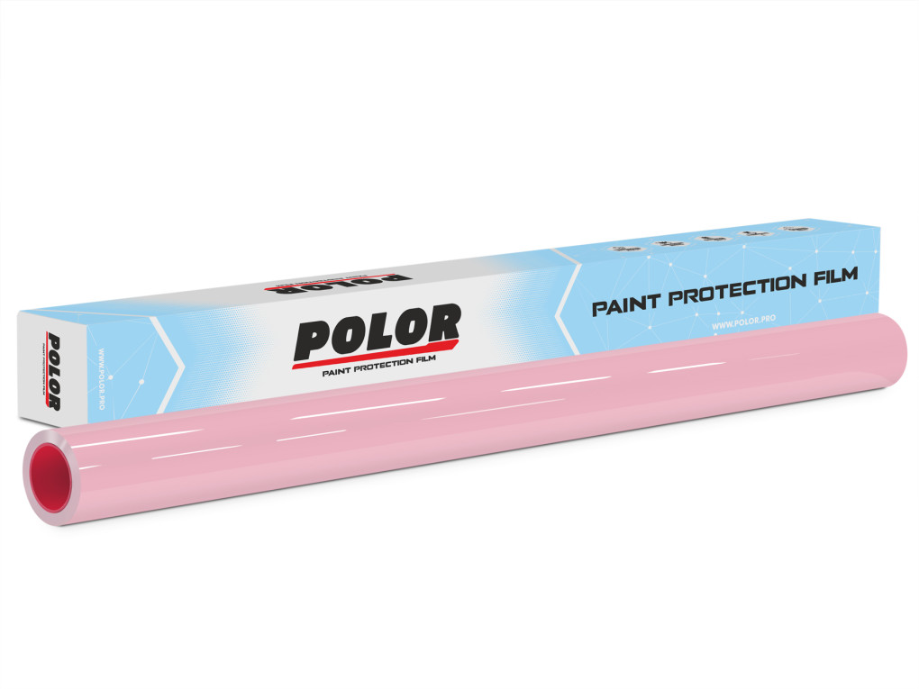Рожева глянсова антигравійна плівка Polor High Gloss Pink / PPF-1263G-1