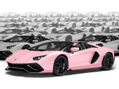 Рожева глянсова антигравійна плівка Polor High Gloss Pink / PPF-1263G