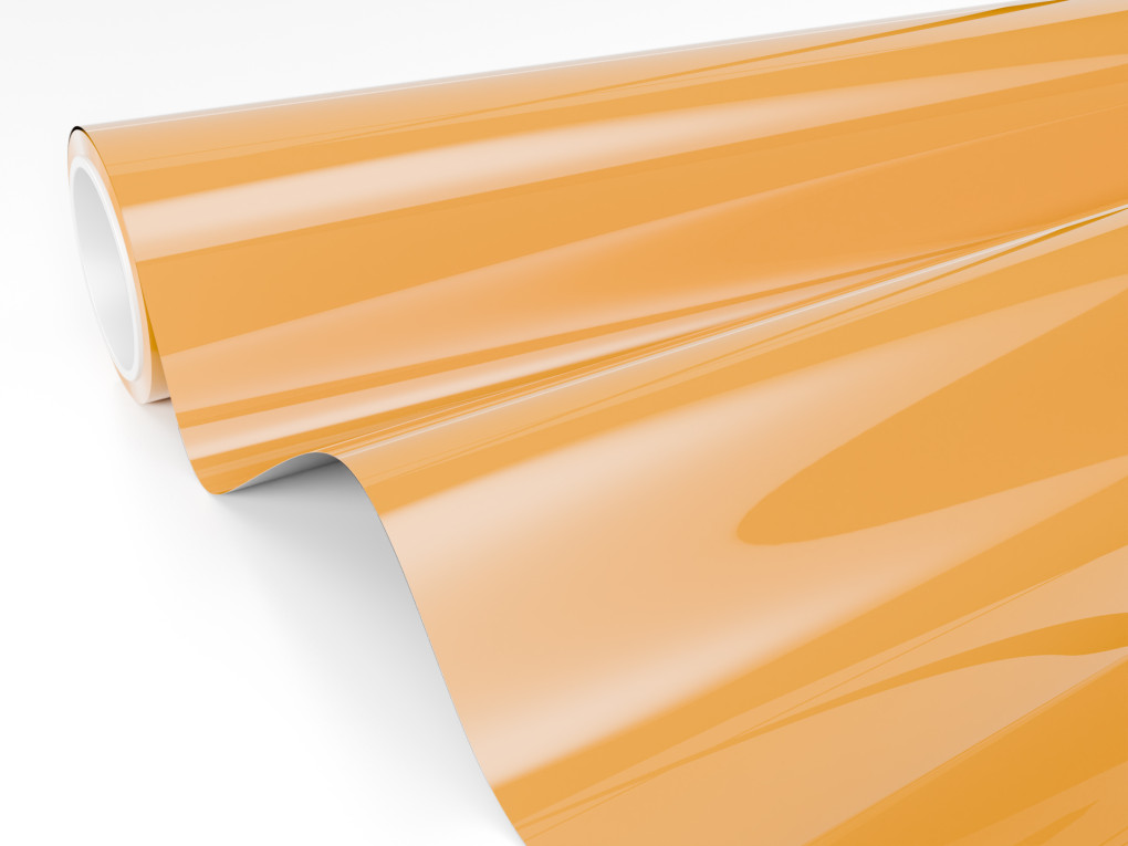 Жовта глянсова антигравійна плівка Polor High Gloss Sunny Yellow / PPF-1013G