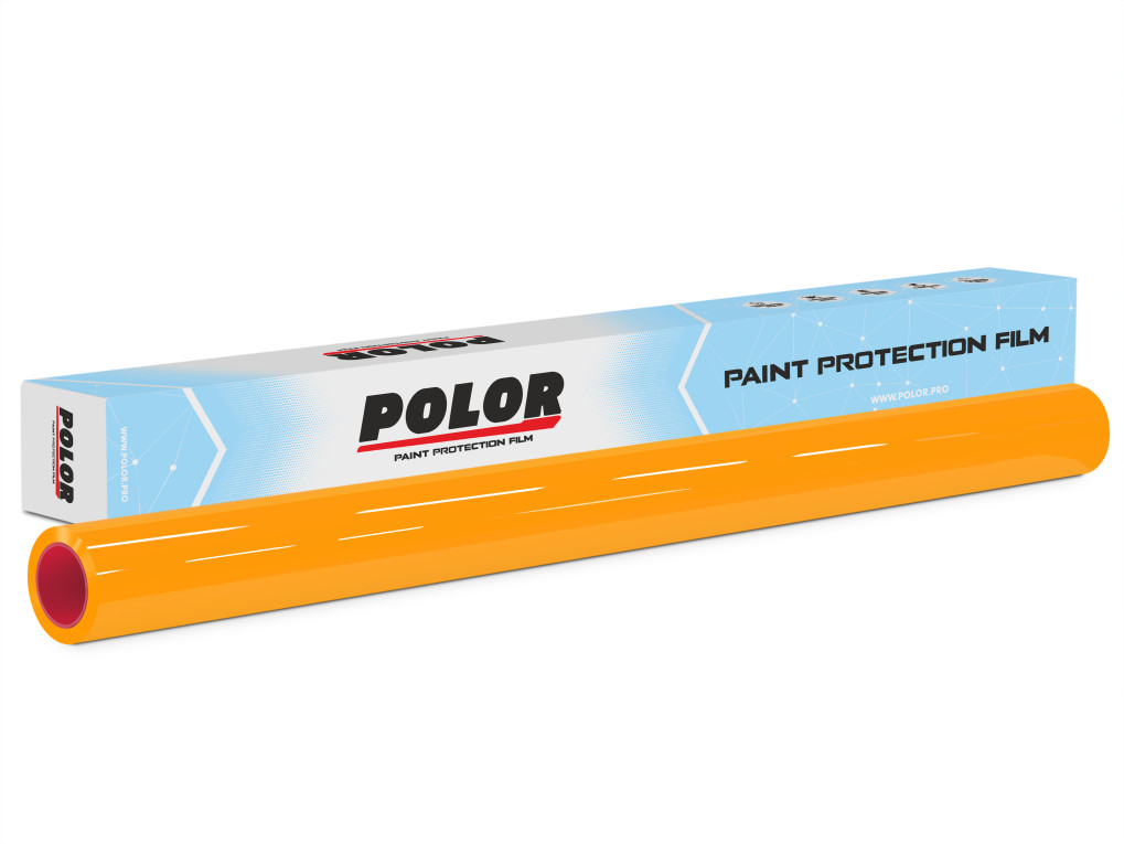 Жовта глянсова антигравійна плівка Polor High Gloss Sunny Yellow / PPF-1013G-1