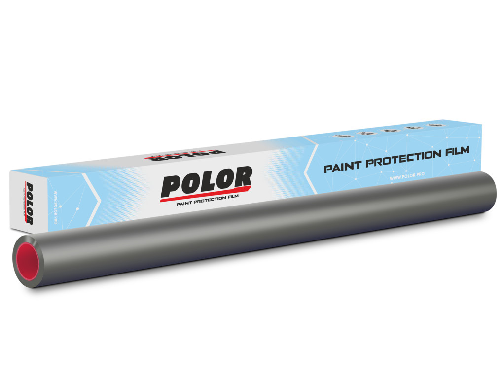 Сіра матова антигравійна плівка Polor Ultra Satin Thunder Grey / PPF-4001S-1