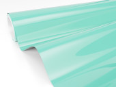 Blue glossy anti-gravel film Polor High Gloss Tiffany / PPF-1008G