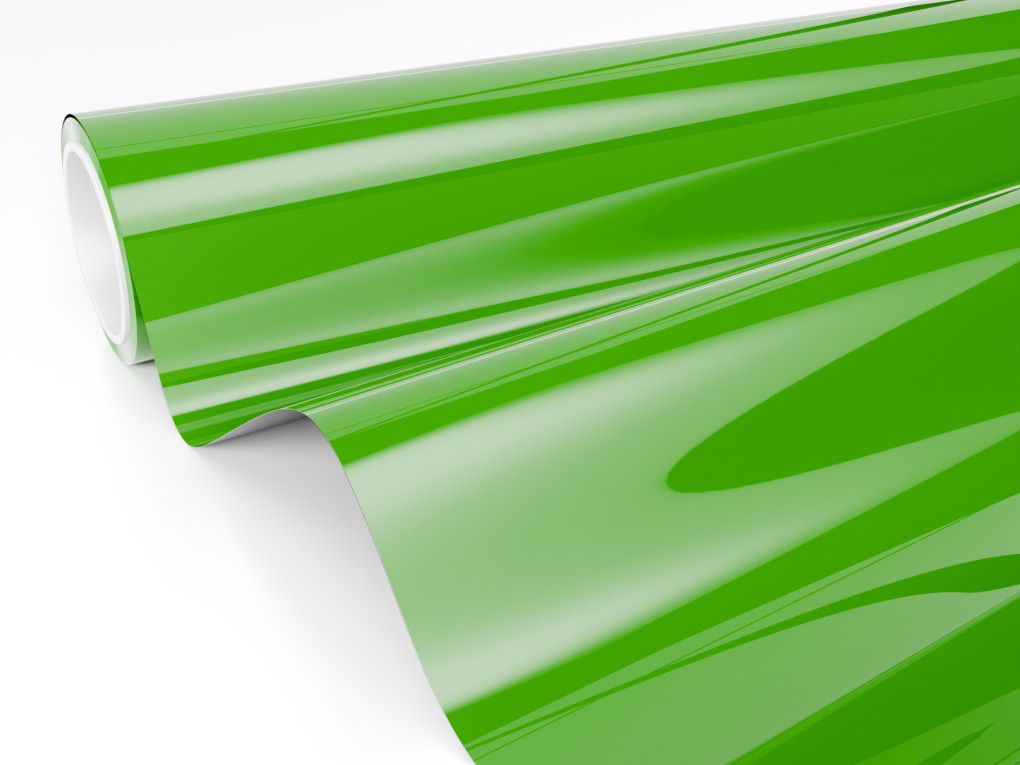 Зелена глянсова антигравійна плівка Polor High Gloss Vivid Green / PPF-1041G
