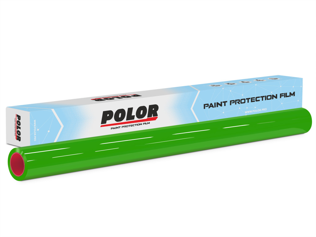 Зелена глянсова антигравійна плівка Polor High Gloss Vivid Green / PPF-1041G-1