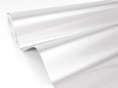 White glossy anti-gravel film Polor High Gloss White Pearl / PPF-1264G