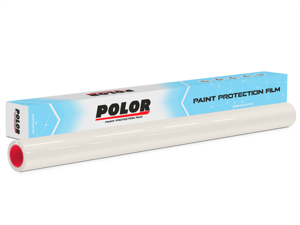 Біла глянсова антигравійна плівка Polor High Gloss White Pearl / PPF-1264G-1