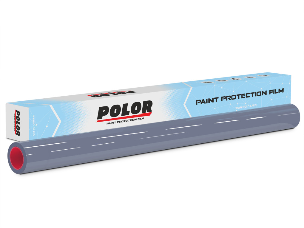 Антігравійна плівка для тонування фар Polor Standart HeadLight Tint 70% (світла) PPF (1,52 м)-1