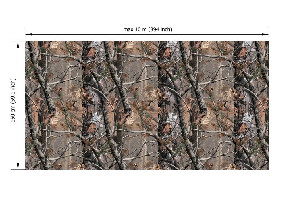Film kamuflażowy Drzewa A007-7