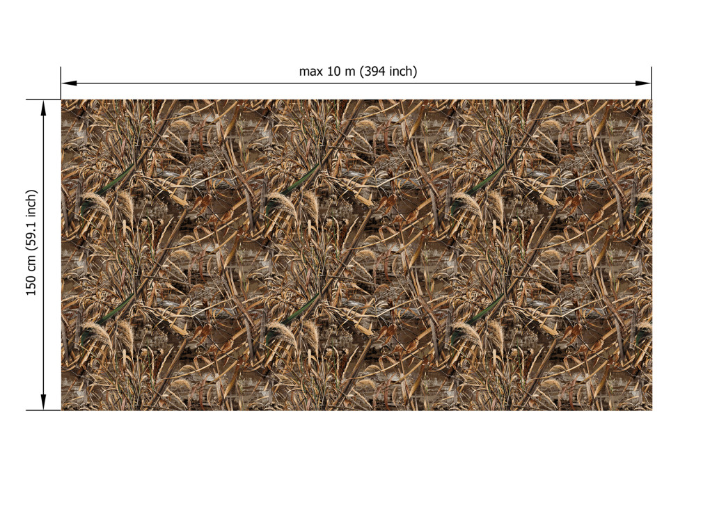 Camouflage film Thickets of dry bushes A023-7