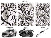Camouflage film Winter trees A028