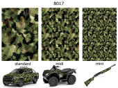 Camouflage film B017