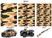 Camouflage film B043
