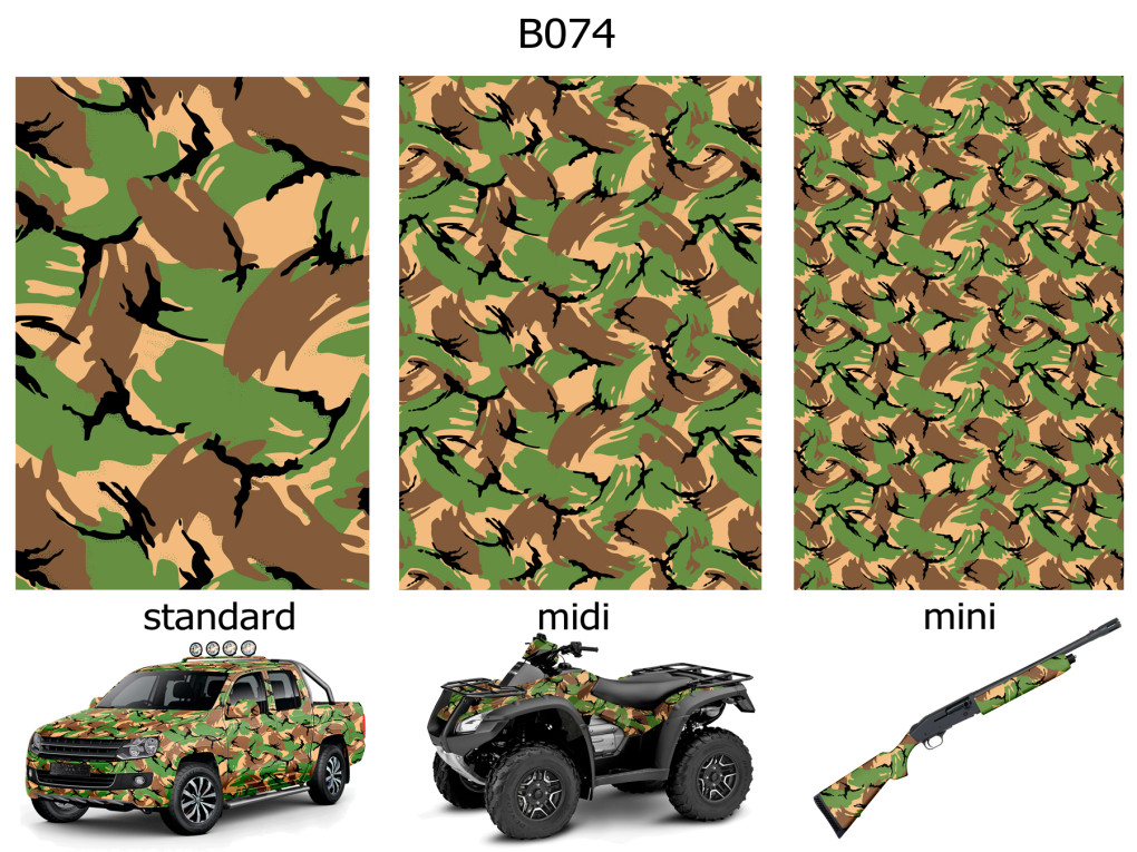 Camouflage film B074-2