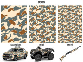 Camouflage film B100