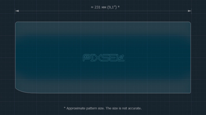 Protective glass Pixsel for monitor MAZDA MX-5 - 9.8“ 2024