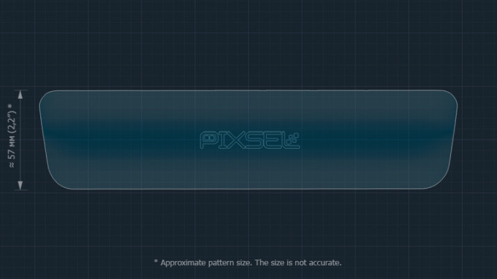 Protective glass Pixsel for mirror AVATR 11 - 9.6“ 2022 -