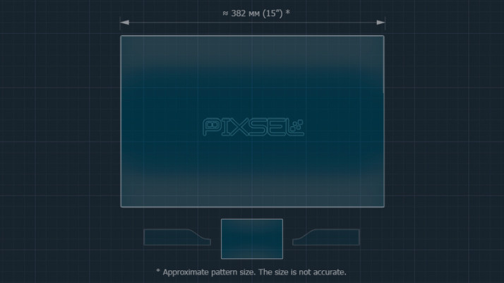 Protective glass Pixsel for monitor DENZA N7 - 18“ 2023 -