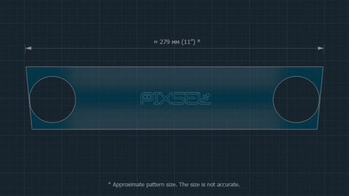 Protective glass Pixsel for climate-control HYUNDAI SANTA FE - 11.2“ 2024 -
