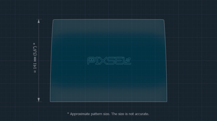 Protective glass Pixsel for monitor RENAULT CAPTUR - 9.6“ 2020 -