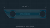 Protective glass Pixsel for climate-control HYUNDAI SONATA - 12.3“ 2023 -