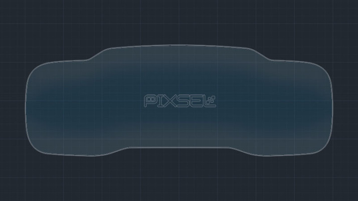 Protective glass Pixsel for dashboard CITROEN C5 Aircross - 12“ 2022 -