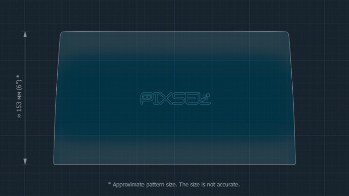 Protective glass Pixsel for monitor JEEP COMPASS - 12.5“ 2021 -