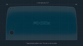 Protective glass Pixsel for monitor SMARTY TREND HONDA CR-V 2017 - - 11.9“