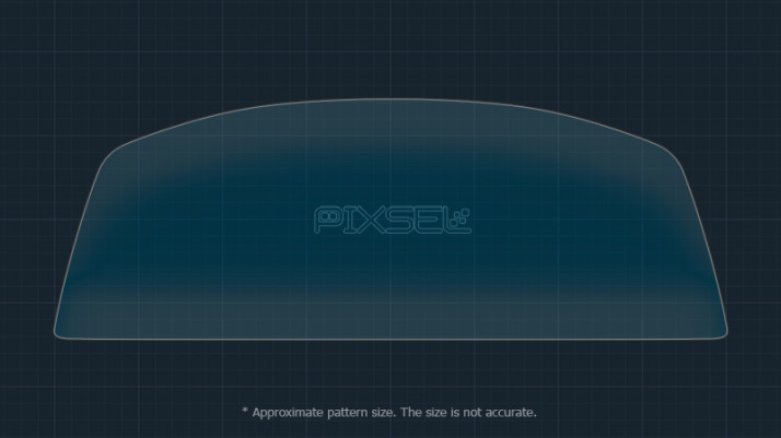 Protective glass Pixsel for dashboard LEXUS RZ - 12.9“ 2023 -