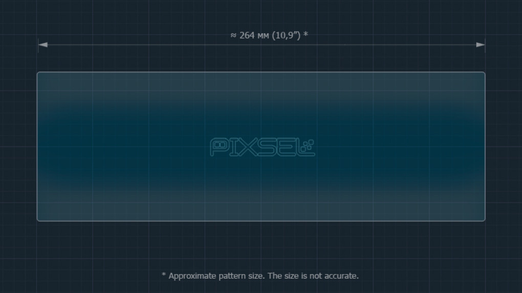 Protective glass Pixsel for dashboard NIO EC6 - 10.9“ 2023 --2