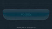 Protective glass Pixsel for mirror NIO EC7 - 10.2“ 2023 -