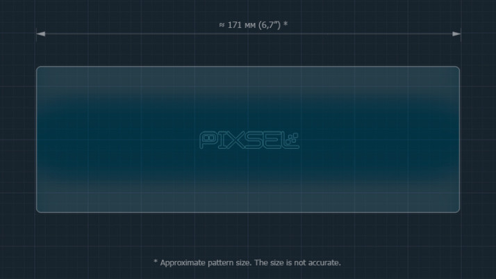Protective glass Pixsel for rear climate-control NIO ES6 - 7.1“ 2023 -