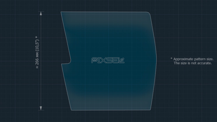 Protective glass Pixsel for monitor RENAULT MEGANE E-TECH ELECTRIC - 14.6“ 2022 -
