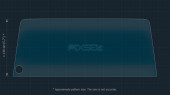 Protective glass Pixsel for monitor MAXUS EUNIQ 5 - 15.3“ 2022 -