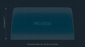 Protective glass Pixsel for monitor MAXUS EDELIVER 9 - 12.6“ 2021 -