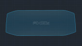 Protective glass Pixsel for dashboard SEAT LEON - 9.9“ 2021 -