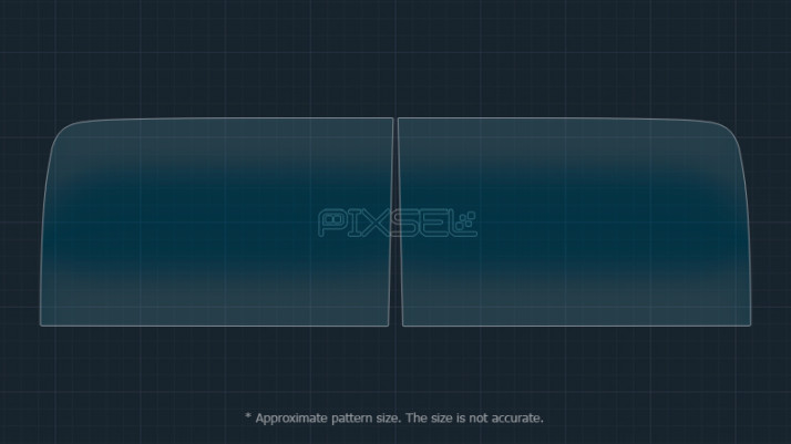Protective glass Pixsel for side mirror monitors HONDA E - 10.4“ 2020 -