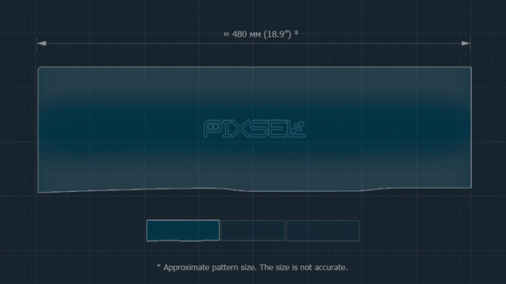 Protective glass Pixsel for dashboard HONGQI E-HS9 - 19.7“ 2020 -