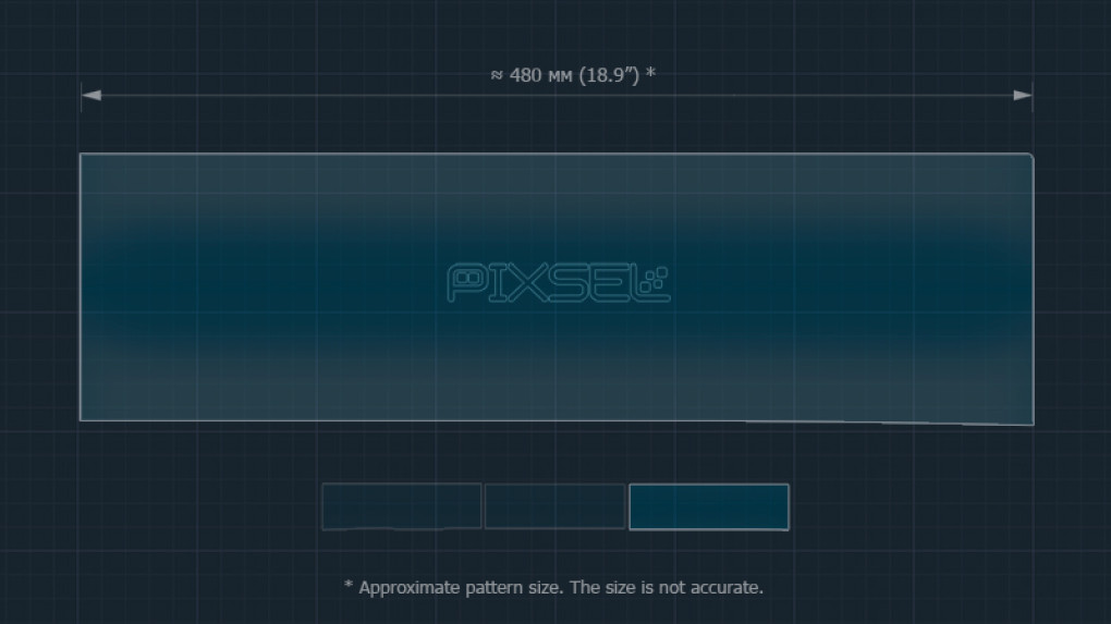 Protective glass Pixsel for monitor HONGQI E-HS9 - 19.7“ 2020 --2