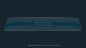 Protective glass Pixsel for dashboard KIA EV6 - 31.1“ 2022 -