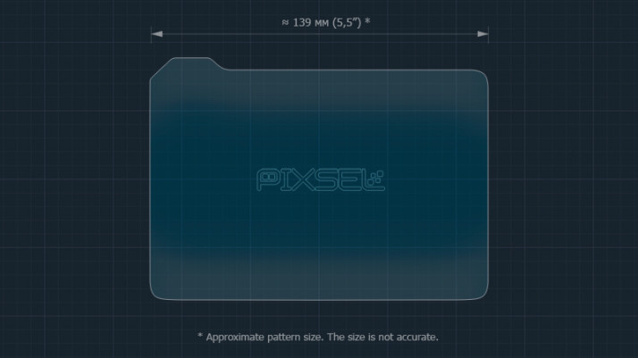 Protective glass Pixsel for moto speedometer KTM Brabus 1500 R 6.8“