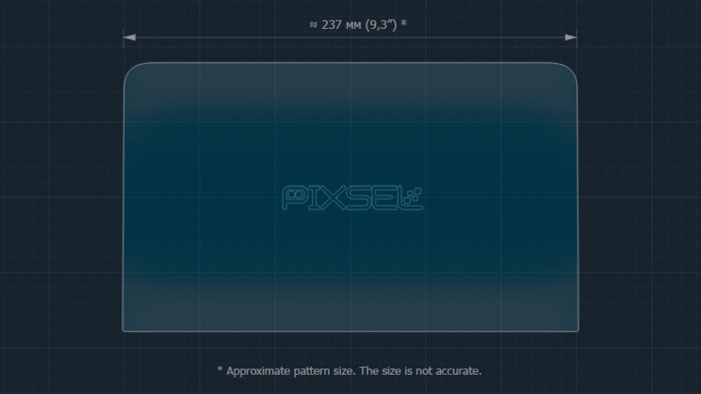 Protective glass Pixsel for climate-control HONGQI E-HS9 - 10.8“ 2020 --2