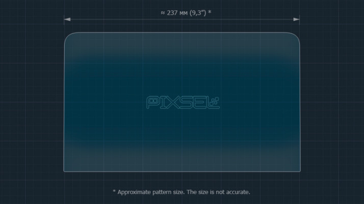 Protective glass Pixsel for climate-control HONGQI E-HS9 - 10.8“ 2020 -