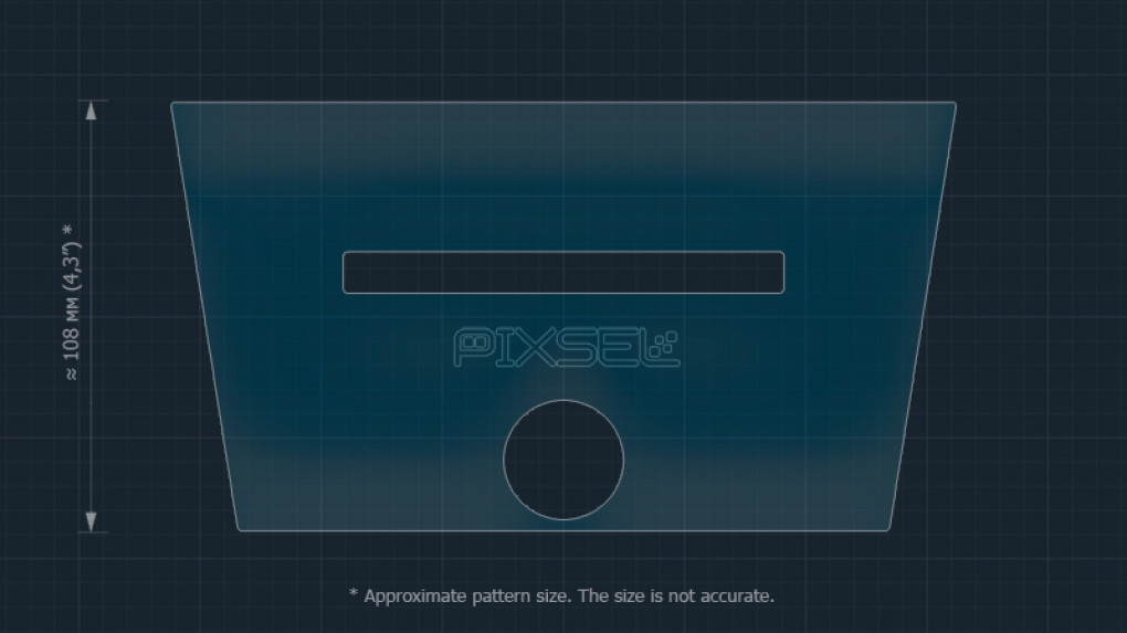 Защитное стекло Pixsel для климат-контроля PORSCHE CAYENNE - 8.8“ 2023 --2