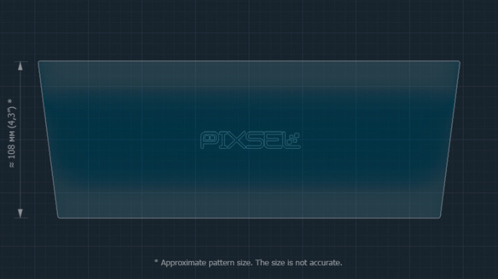 Захисне скло Pixsel на монітор DS 9 - 12.1“ 2020 -