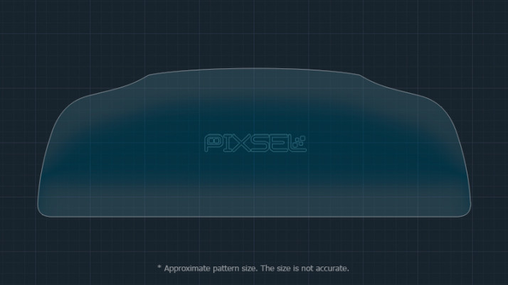 Захисне скло Pixsel на панель приладів DS 9 - 12“ 2020 -