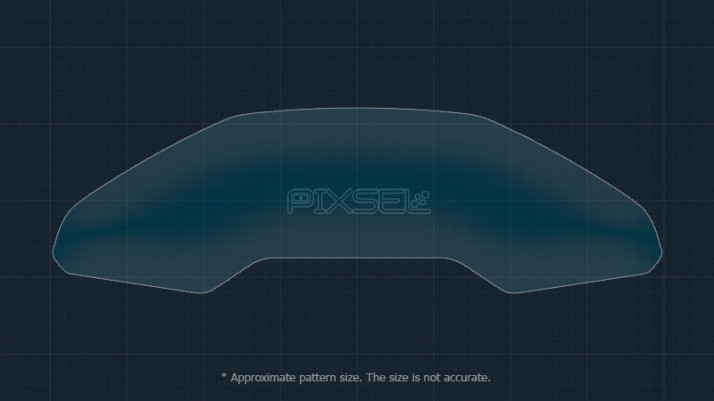 Protective glass Pixsel for moto speedometer HONDA GL1800 GOLD WING 19.1“