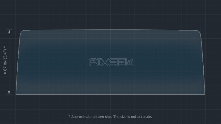 Protective glass Pixsel for monitor BMW 4 / M4 - 10.6“ 2013 - 2020 (F32, F33, F36, F82, F83)