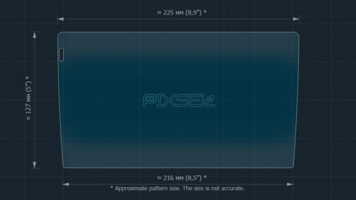Protective glass Pixsel for monitor TEYES CC3 2K - 9“